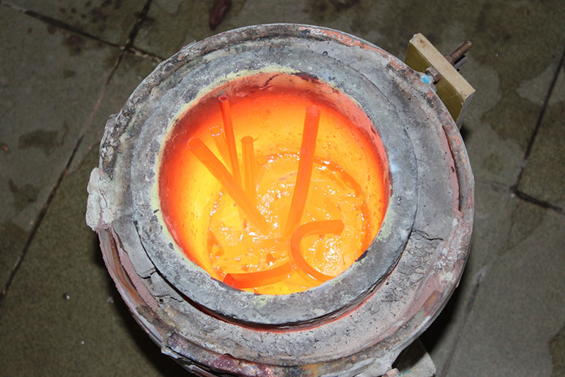 Scrap copper smelting