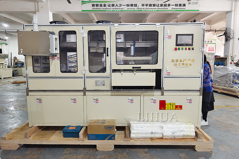 The horizontal induction hardening machine will be sent to South Korea