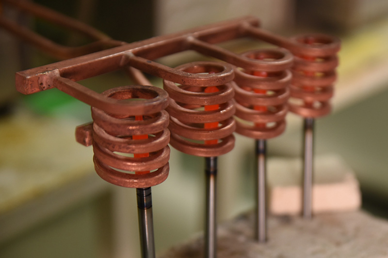 Radiator copper tube brazing