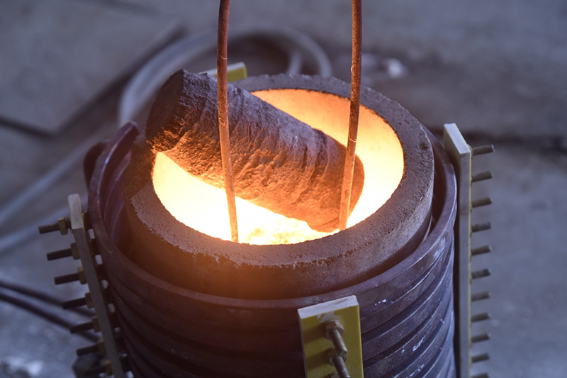 Brass smelting and casting