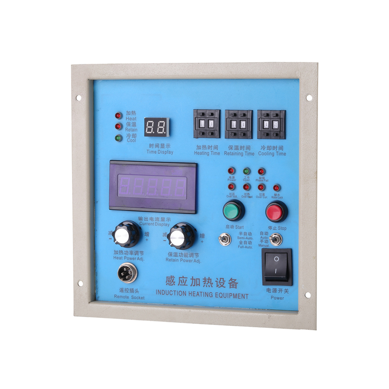Induction heater control panel